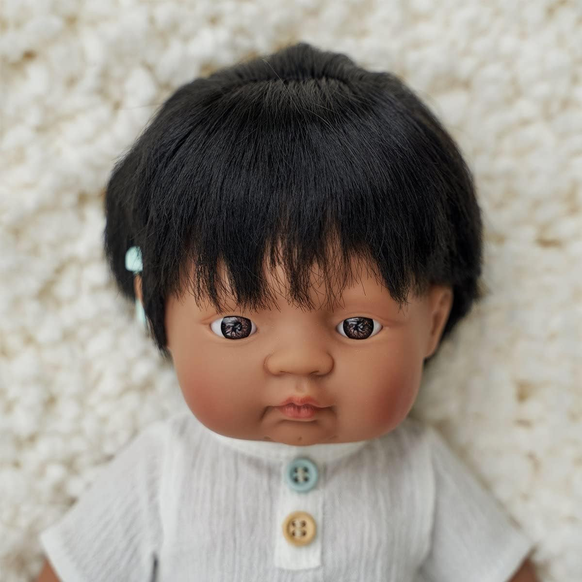 Miniland South American Boy 38cm with Hearing aid, Without Underwear, 31116