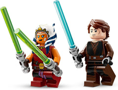 LEGO Star Wars 75401 Jedi Interceptor di Ahsoka, Starfighter per i fan di Clone Wars, minifigure di Ahsoka Tano e Anakin Skywalker con spade laser e R7-A7, per ragazzi e ragazze dagli 8 anni in su Set di costruzione Beuche den LEGO-Store