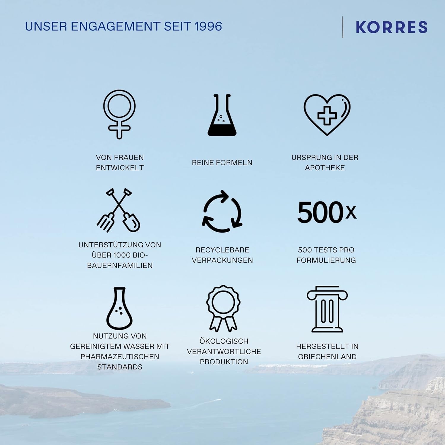 Vernice per unghie Korres Sweet Almond - 53, Rosso reale