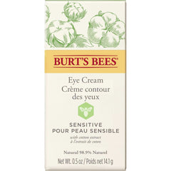 Burt'S Bees Crema contorno occhi naturale per pelli sensibili con estratto di cotone, 14 g Cosmetici e Beauty Naty Shop