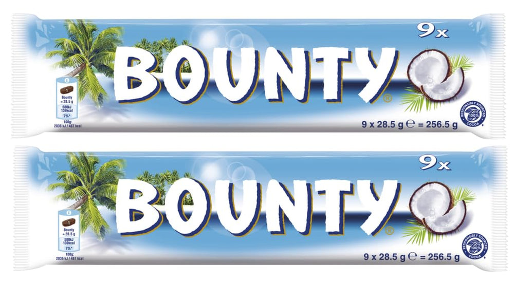 Barrette di cioccolato Bounty | Cocco e Cioccolato | Varie dimensioni delle confezioni