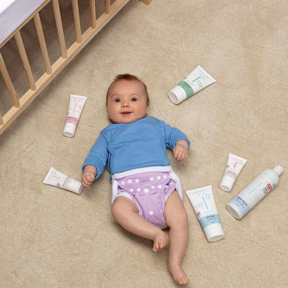 Gel lavante nutriente Naïf - Per neonati e bambini - Ingredienti naturali - 100% vegano - 200 ml Mamma e Bambino Naty Shop