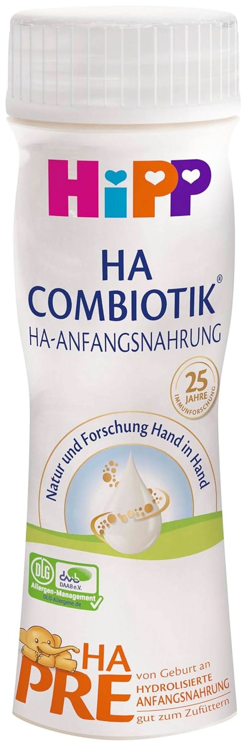 Hipp Pre HA Combiotik 200 ml, confezione da 6 (6 x 200 ml) Naty Shop Default Title