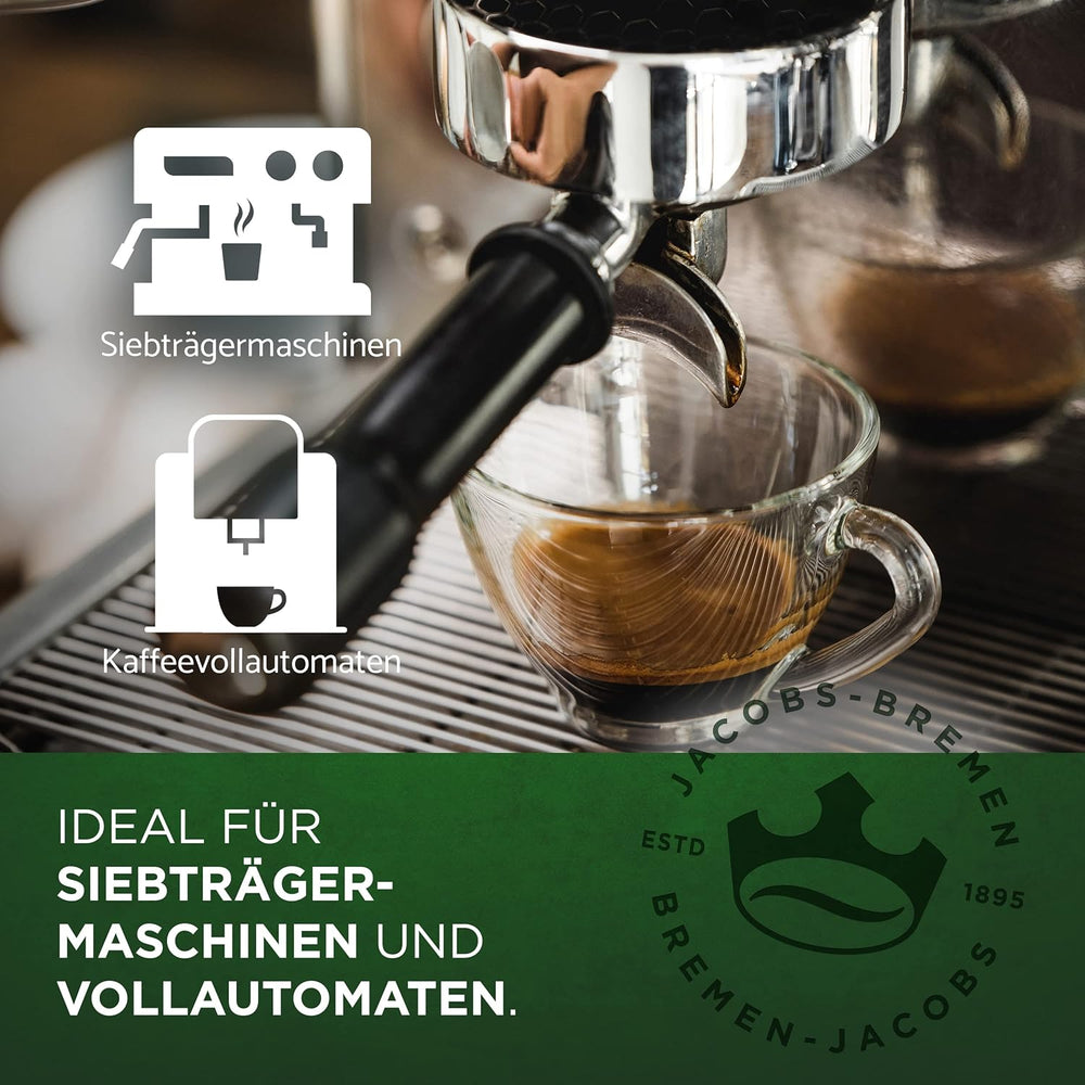 Boabe de cafea Jacobs Professional Le Grand Café Crema, intensitate 2/5, boabe întregi de cafea, 1 kg