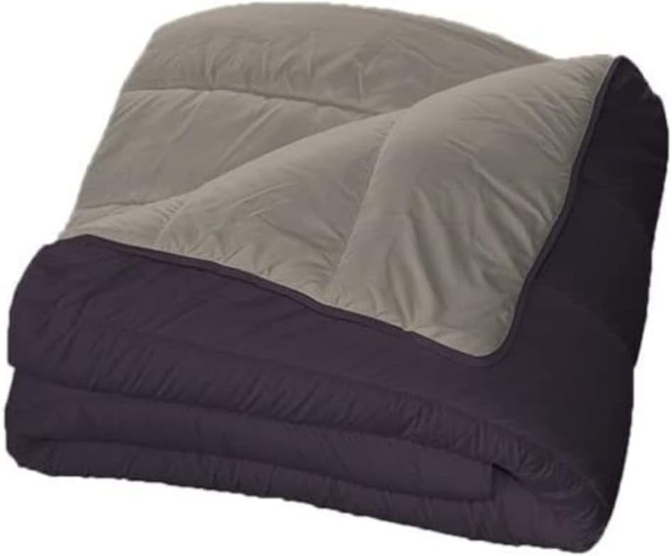 Trapunta reversibile bicolore Bleu Câlin per 2 persone, microfibra, bordeaux/pepe, 220X240 cm Trapunte e trapunte Naty Shop MÃ"re/Poivre 140 X 200 Cm