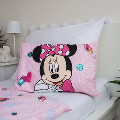 Set biancheria da letto per bambini Minnie Mouse, biancheria da letto in cotone - bambini Naty Shop