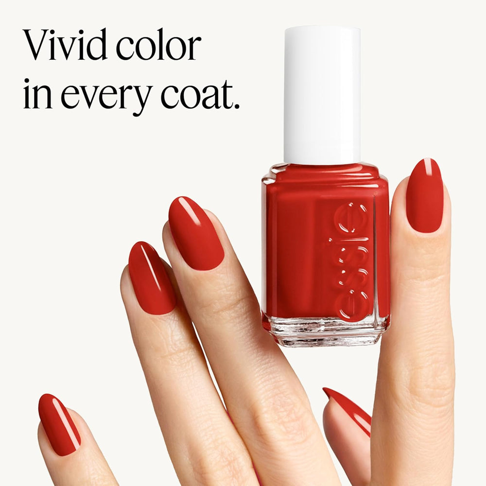 Smalto Essie per unghie dai colori intensi, n. 57 Forever Yummy, Rosso, 13,5 ml