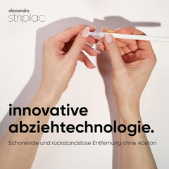 alessandro Striplac UV Top Coat Shimmer - Unghie brillanti e resistenti ai graffi fino a 15 giorni - Può essere utilizzato con o senza tinta - Tecnologia di rimozione delicata - Vegan - Argento, Trasparente, 6,5 ml