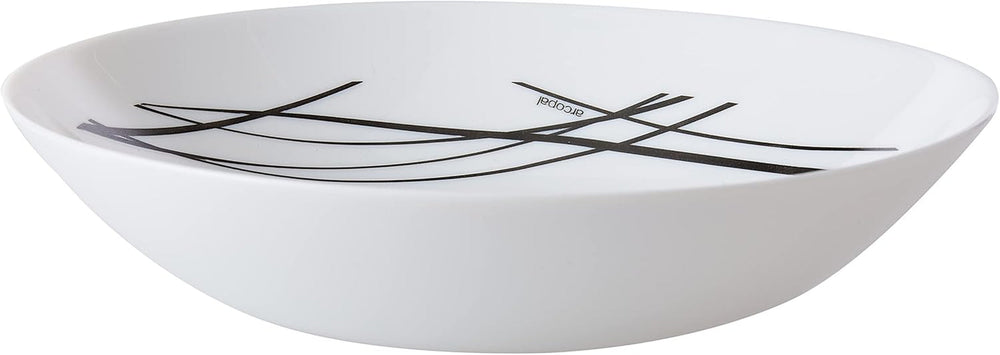 Luminarc Domitille Tafelservice, 18-Teilig, Opal, Keramik, Weiß Set di stoviglie Naty Shop