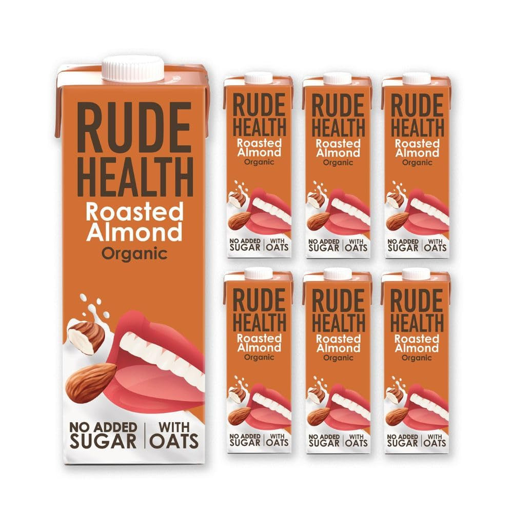 Rude Health 6 x 1 litro Bio-Cashew-Drink, 100% naturale Bio-Getränk, glutenfrei, ungesüßt, preisgekrönt, gesund & vegan, 100% recycelbare Verpackung