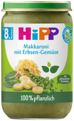 Maccheroni biologici Hipp con piselli e verdure, 220G, confezione da 6 (6X220G) Madre e bambino Naty Shop Titolo predefinito
