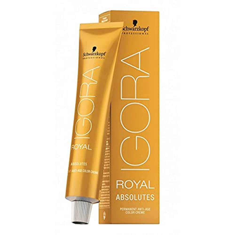 Igora Royal Absolute Age Blend Culoare de păr, 7-560 Blond mediu auriu ciocolată, 60 ml Vopsea pentru par Naty Shop 9-50 Blond foarte deschis Auriu natural 60 Ml (1 pachet)