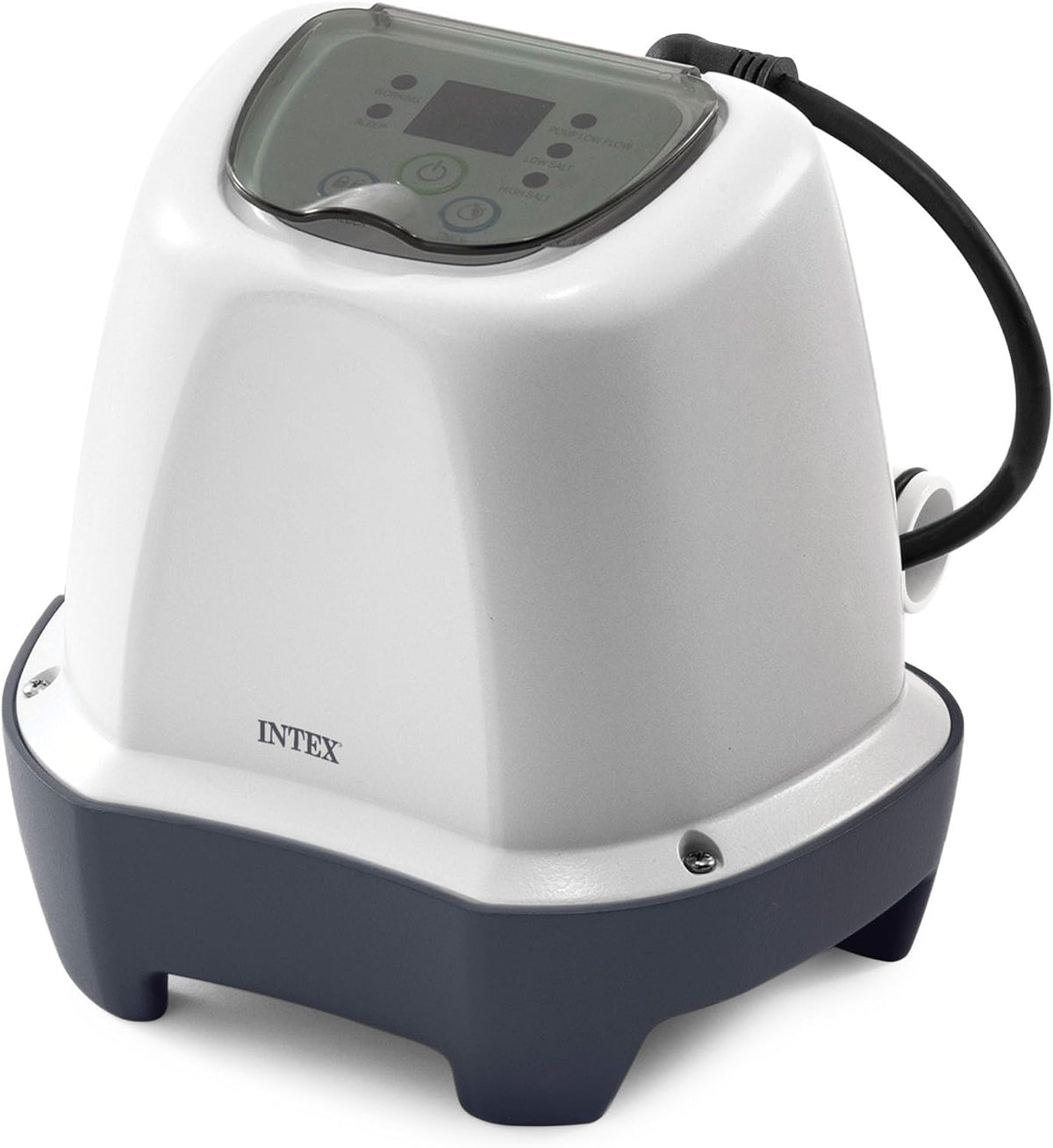 Intex 26662GS - Sistema Krystal Clear Salt Water, generatore di cloro salino, per pompa filtro 1136-3785 l/h, per piccole piscine fino a 366 cm, plastica, bianco