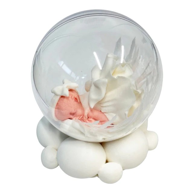 Decorazione commestibile, Battesimo, ragazza