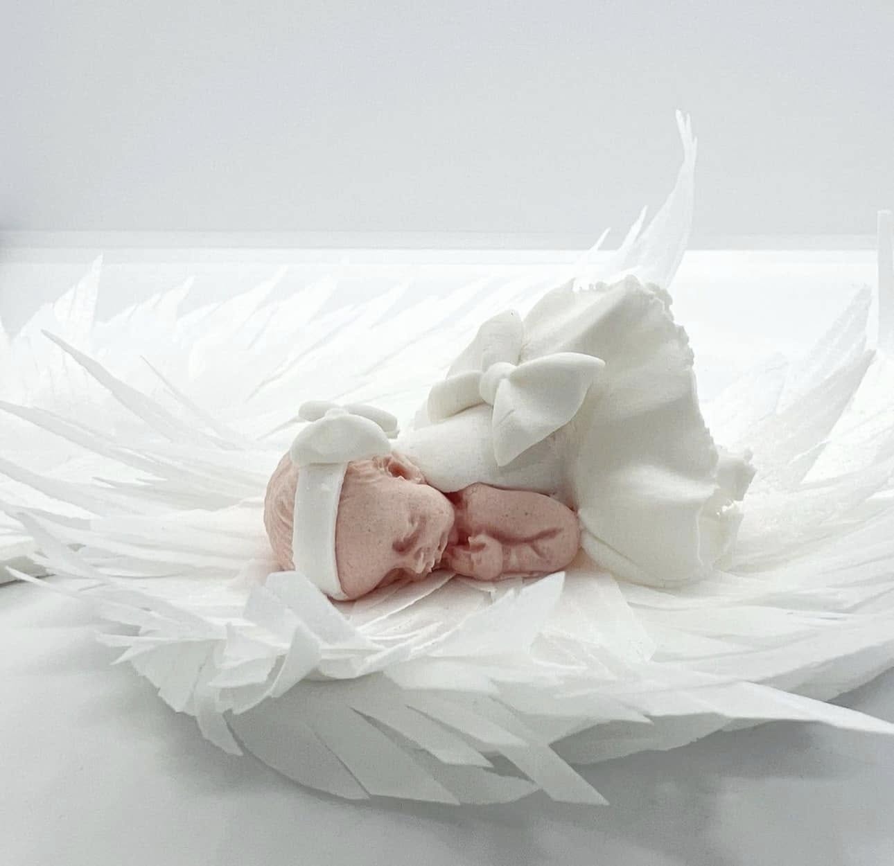 Decorazione commestibile, Battesimo, Ragazza