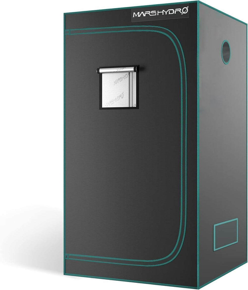 Tenda da coltivazione MARS HYDRO 60x60x140 cm, Tenda da coltivazione per interni, Tende da coltivazione in Mylar riflettente per coltura idroponica, Vassoio inferiore rimovibile per spazio di coltivazione delle piante