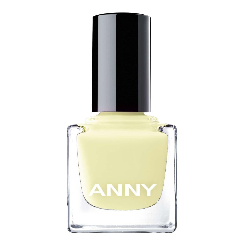 Smalto per unghie ANNY - Smalto per unghie colorato di alta qualità a lunga durata, resistente alle scheggiature e ad asciugatura rapida, colore: Lemon Talk - 15 ml