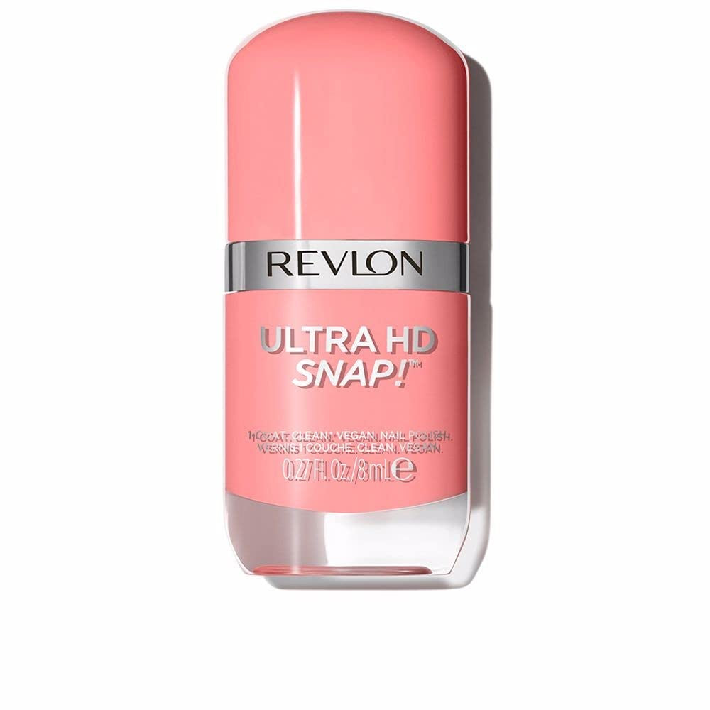 Revlon Ultra HD Snap Smalto per unghie, Formula vegana a lunga durata, Asciugatura rapida e Copertura totale in un unico strato, Colore (8 ml), Rosso e Nero (014), Unisex