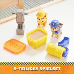 Rubble & Crew - Set di action figure Rubble & Mix, 2 giocattoli da costruzione e sabbia da costruzione cinetica da 85G, giocattolo adatto per bambini dai 3 anni in su Action Figure Naty Shop