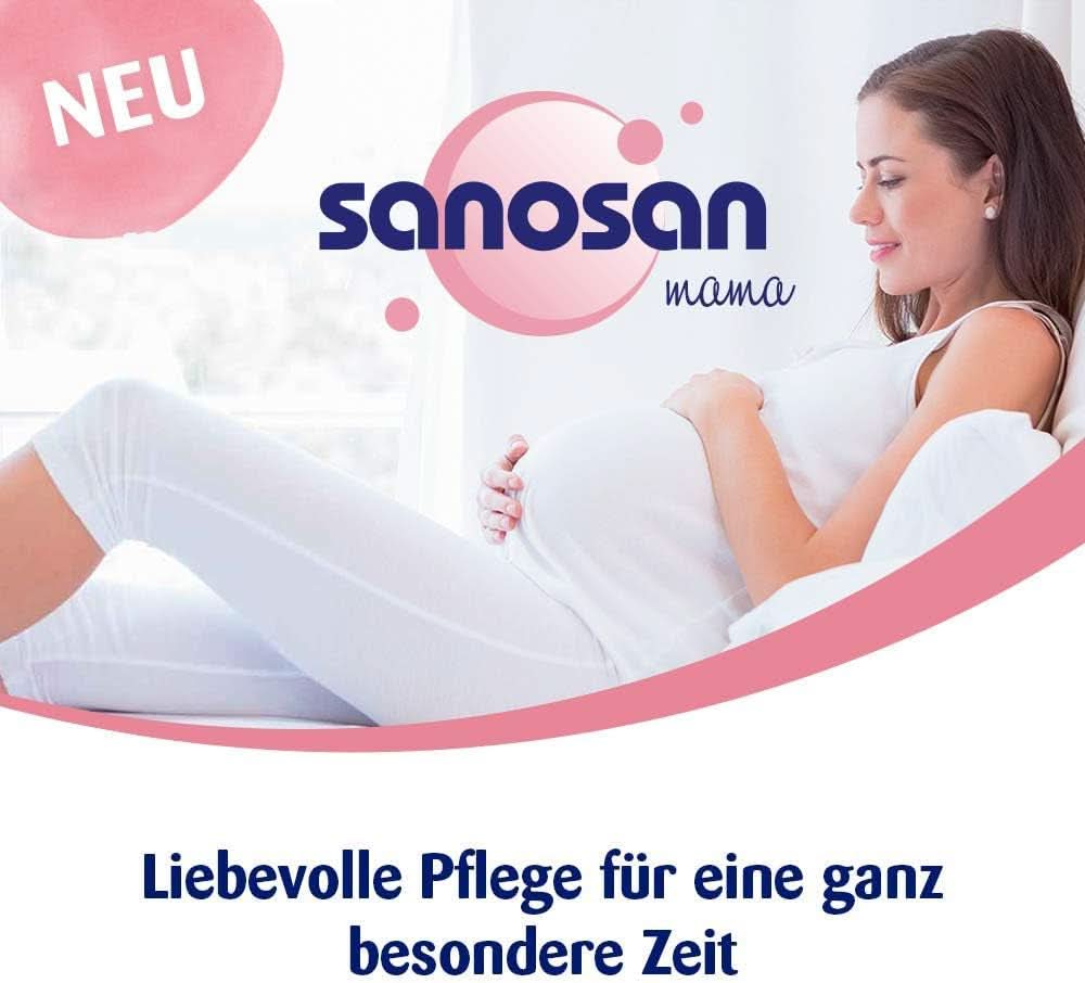 Sanosan Stretch Mark Minimiser, testat clinic - dovedit a reduce vergeturile după sarcină, fără ulei de parafină, coloranți, siliconi, 75 ml Cosmetice si Infrumusetare Naty Shop