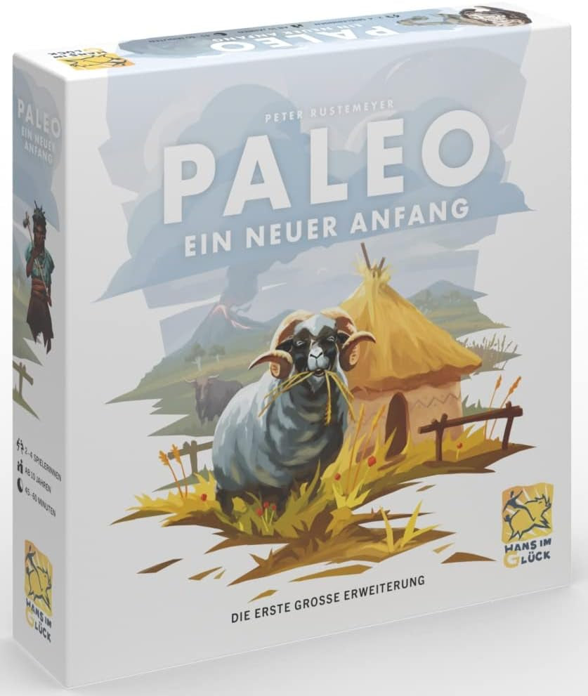 Hans im Glück, Paleo, joc de bază, Kennerspiel des Jahres 2021 (Jocul expert al anului 2021), joc de masă, 2-4 jucători, cu vârsta peste 10 ani, 45-60 minute, germană