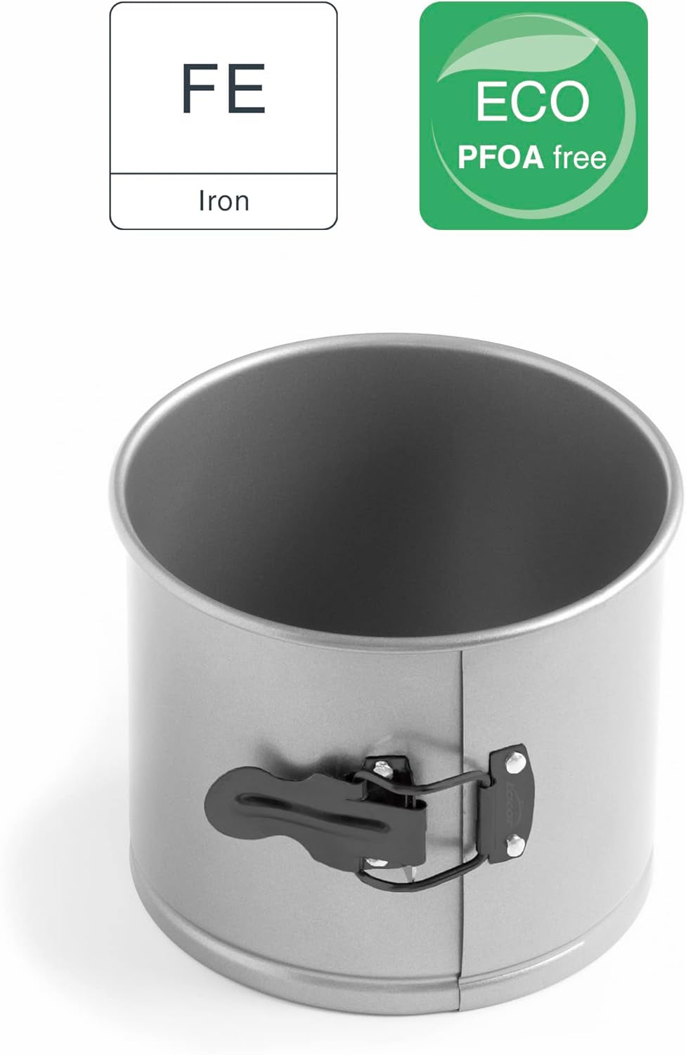 Stampo panettone estraibile, acciaio al carbonio, antiaderente, diametro 16 cm, volume 2 litri Stampi e teglie Naty Shop