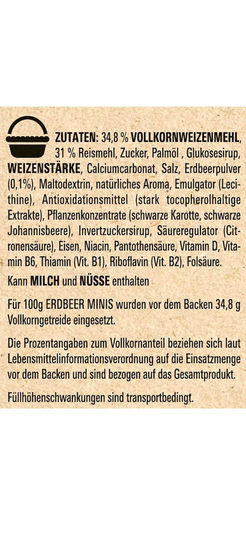 Nestlé Minis alla fragola, cereali integrali al gusto di fragola, confezione da 7 (7x375 g)
