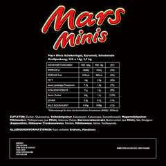 Batoane de ciocolată Mars Minis | Pachet vrac de ciocolată | Caramel | 150 x 18g