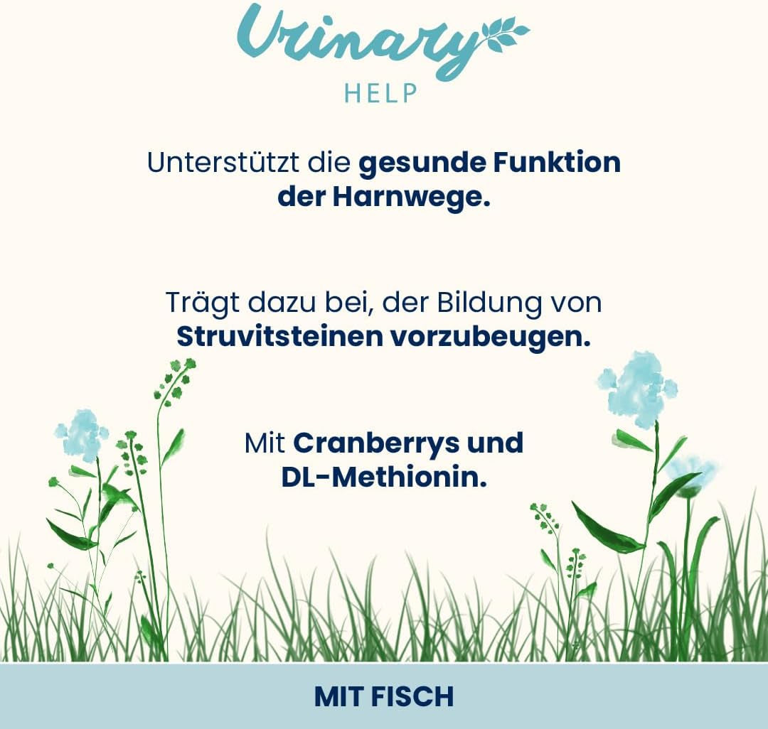 Almo Nature Functional Urinary Help - Nassfutter für ausgewachsene Katzen mit Fisch - Unterstützung für die Gesundheit der Harnwege - 30 Beutel à 70g
