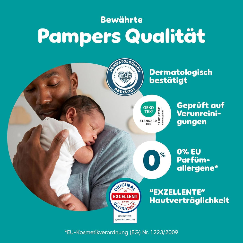 Pannolini Pampers Baby-Dry Puppy Patrol Edition, taglia 6, 164 pannolini, 13 kg - 18 kg, protezione dalle perdite fino al 100% e comfort per tutta la notte