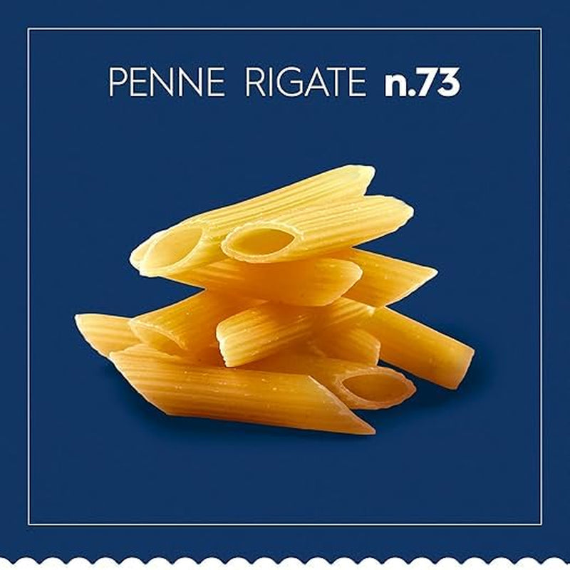 Pasta Barilla Classica Penne Rigate Nr. 73 di semola di grano duro di alta qualità, sempre al dente (1 x 500 g)