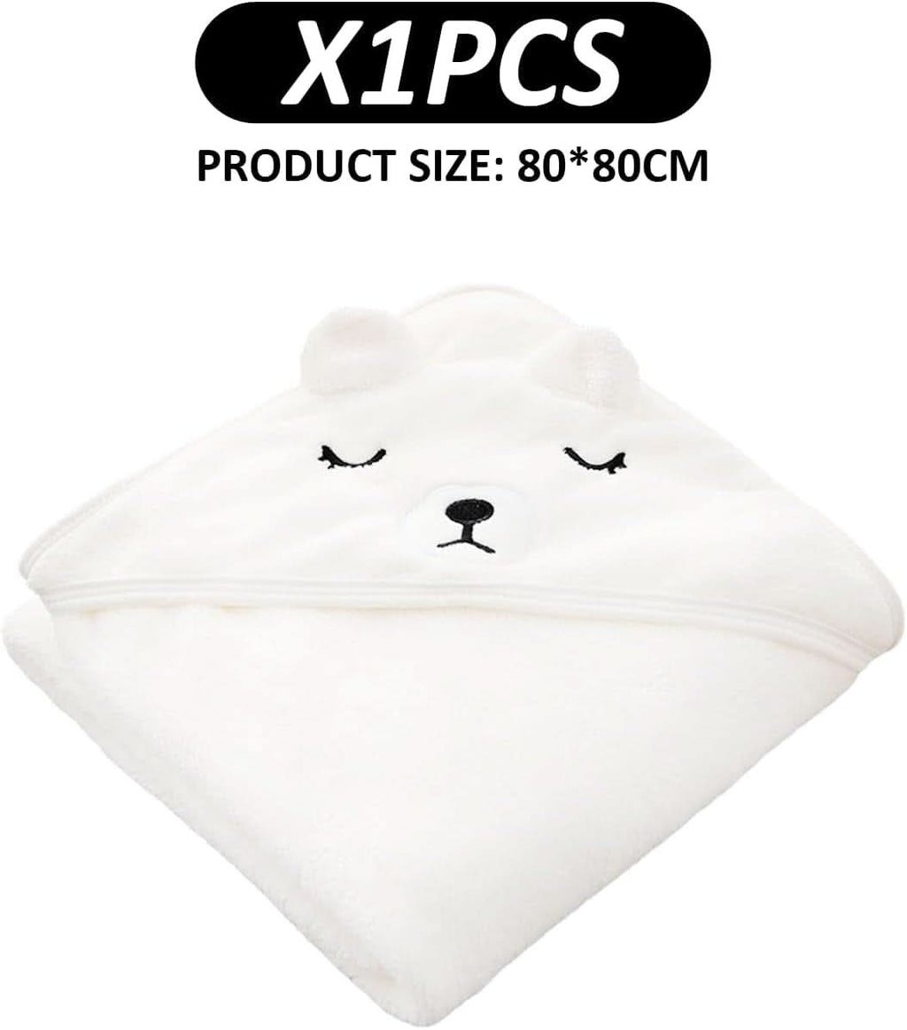 Prosop cu glugă pentru bebeluși, moale, absorbant Mama si Copilul Naty Shop