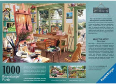Ravensburger Puzzle 1000 piese - Adăpostul meu: magazia artistului Puzzle Naty Shop