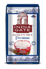 Riso Basmati Premium INDIA GATE – Riso aromatico a grana lunga fine proveniente dall'India, a grana lunga fine (1 x 500 g)
