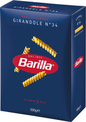 Pasta Barilla Classica Girandole n. 34, di grano duro di alta qualità, sempre al dente (1 x 500g)