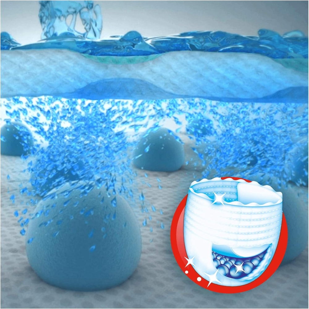 Pampers (vecchia versione), mutandine, taglia 4, 9 kg-15 kg, confezione da tre (1 x 88 pannolini)