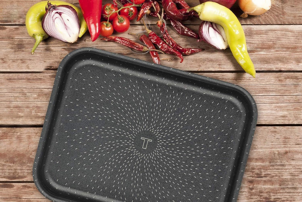 Tefal J1600502 Success Flach Mini Backofen Alluminio Nero 19X25 X 4,2 Cm Stampi e teglie per dolci Naty Shop