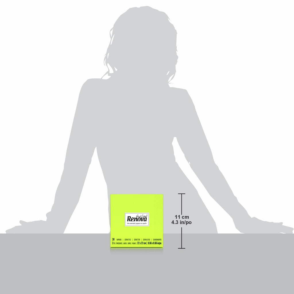 Șervețele de hârtie Renova verde cocktail - 30 de șervețele