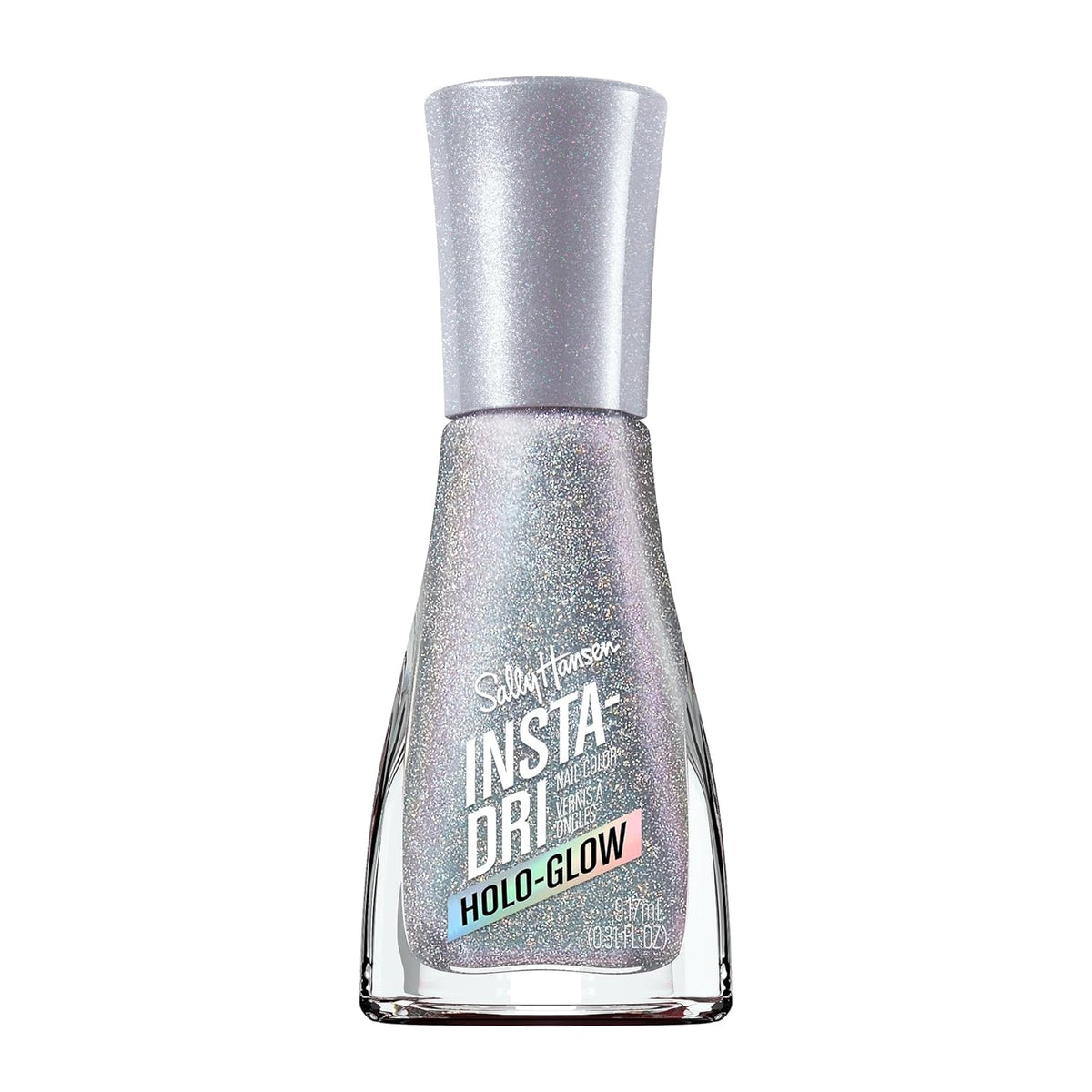 Insta-Dri Holo-Glow, smalto per unghie euforico, facile da usare, di lunga durata, bellissimi colori, facile da applicare sulle unghie, senza scheggiature, 19 ml