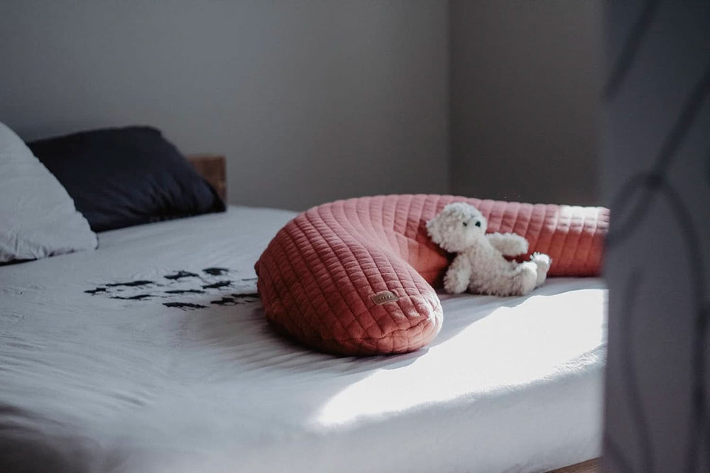 Castello Rosso - Cuscino premaman e allattamento 170 cm Accessori Alimentazione e Allattamento Bebe Naty Shop