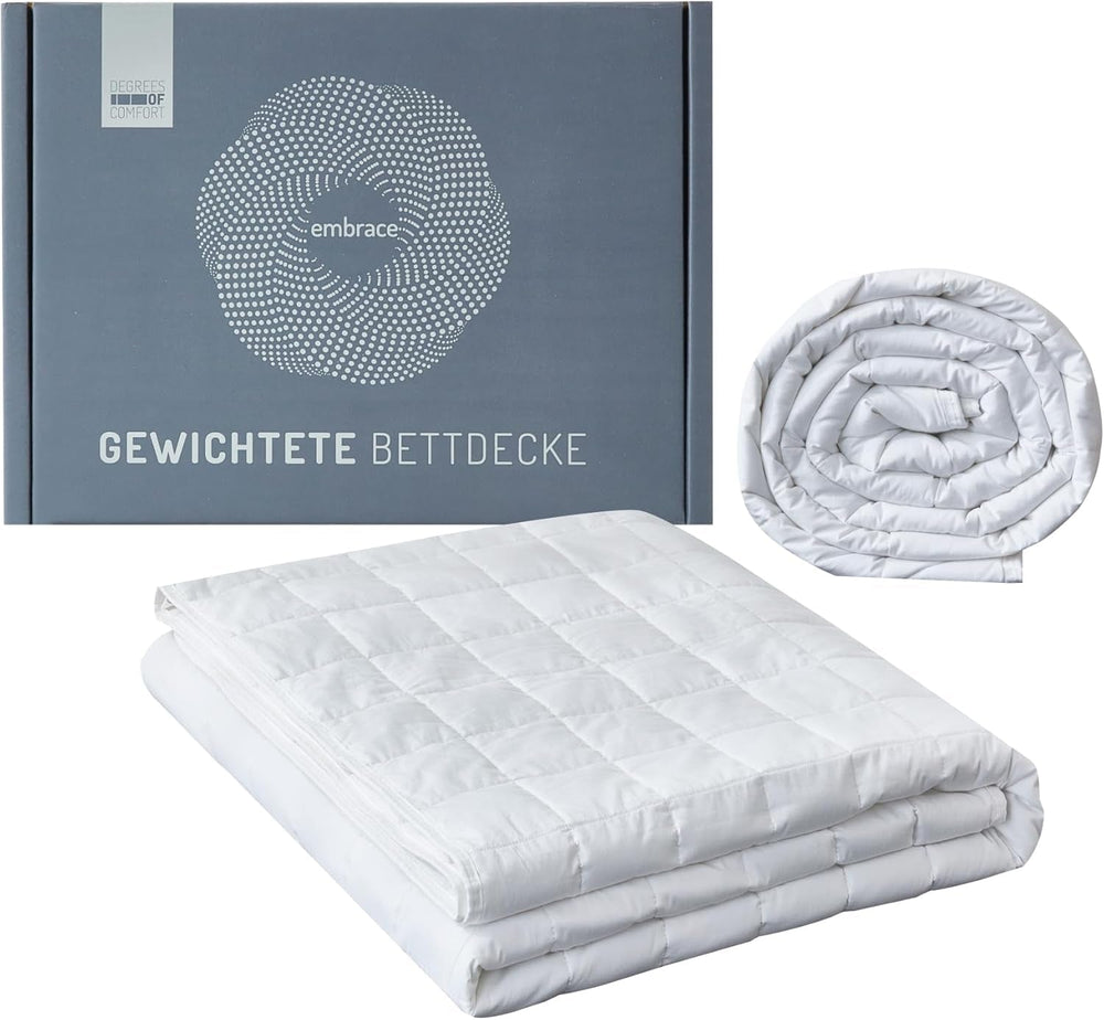 Gradi di Comfort Coperta ponderata 135X200Cm 7Kg, coperta terapeutica antistress in cotone 100%, coperta pesante Coperta ponderata per adulti Può migliorare il sonno e ridurre lo stress Gradi di Comfort Letti e Coperte 135 X 200 Cm 7,0 Chilogrammi