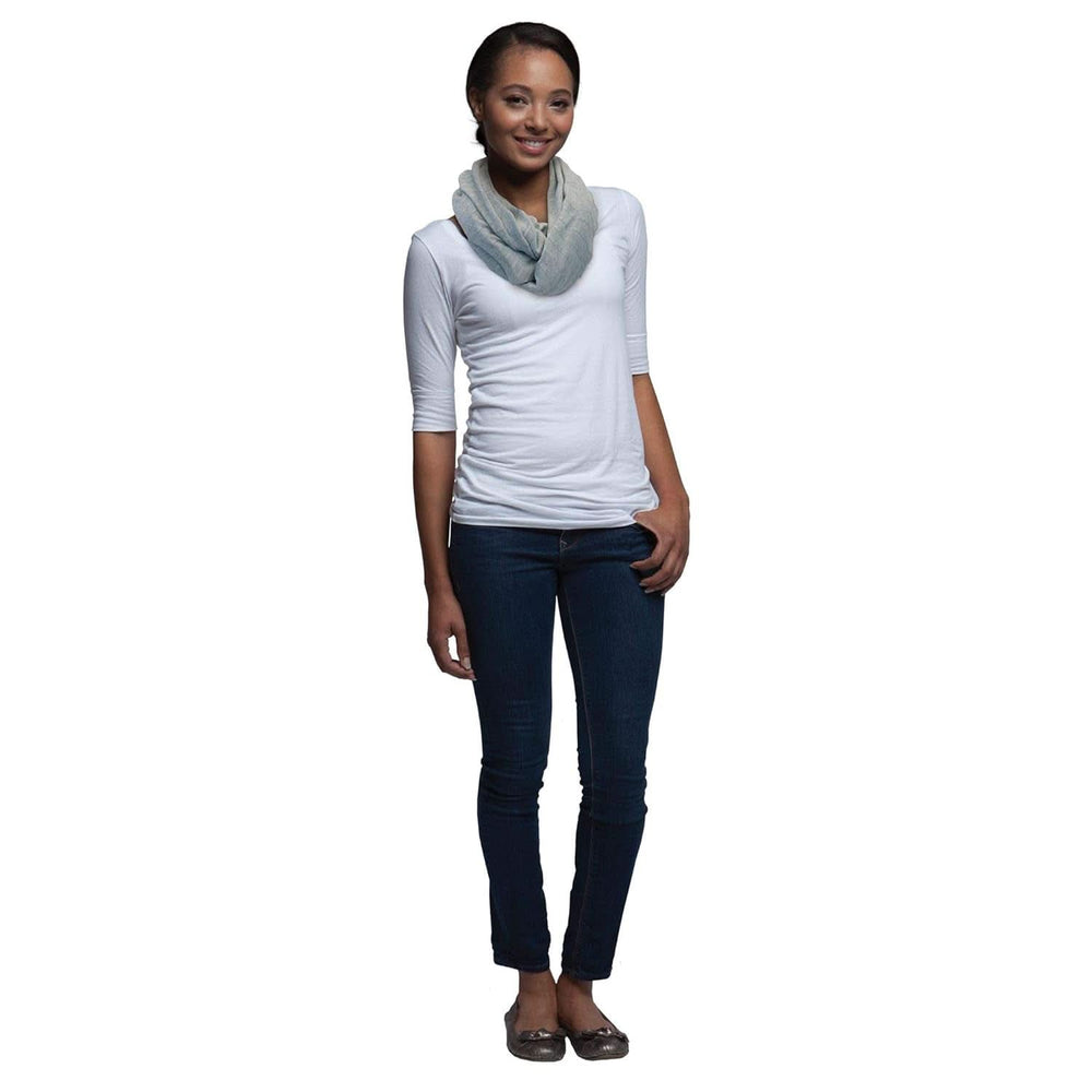 Chicco - Sciarpa da allattamento Boppy Infinity 17 Cm grigia Accessori Alimentazione e Allattamento Bebe Naty Shop