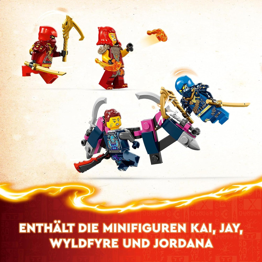 LEGO NINJAGO Kai's Ninja Climbing Mech Set, giocattolo Ninja con action figure costruibile e 4 mini figure, set avventure per bambini, regalo di compleanno per ragazzi e ragazze di 9 anni 71812 Set da costruzione Beuche den LEGO-Store