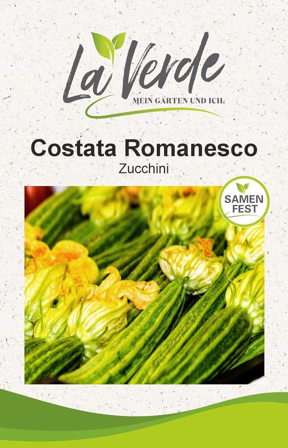La Verde MEIN GARTEN UND ICH. Gold Rush Zucchini Samen Für Ca. 8–10 Pflanzen, Fruchtgemüse, Saftig Und Aromatisch, Saatgut Ohne Gentechnik