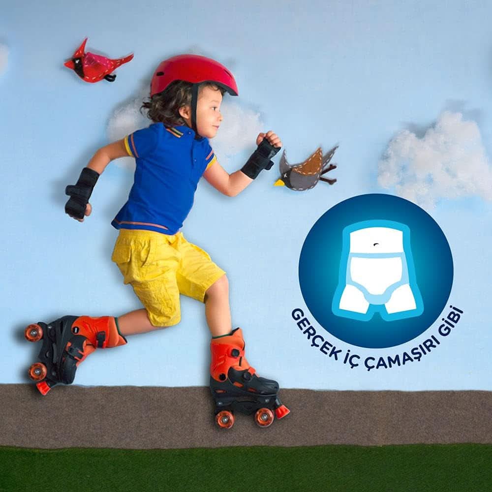 Huggies Drynites Pantaloni de pijama foarte absorbanți Chiloți pentru băieți 8-15 ani, pachet de 9 Mama si Copilul Naty Shop