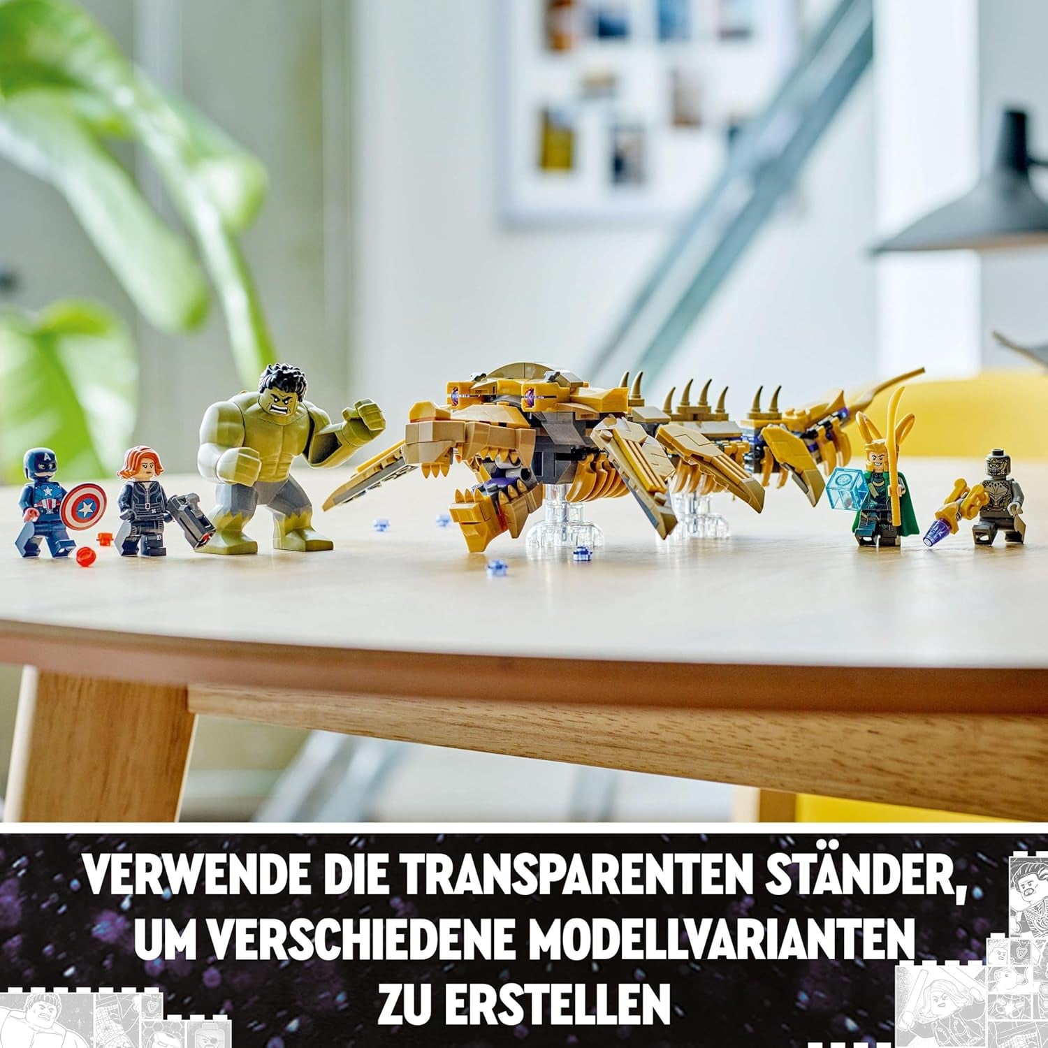 LEGO Marvel Avengers vs. Set di giocattoli da costruzione Leviatano con minifigure di Hulk e Capitan America, Loki, Vedova Nera e Chitauri Set da gioco Avengers per ragazzi e ragazze 7+ 76290 Set da costruzione Acquista dal negozio LEGO