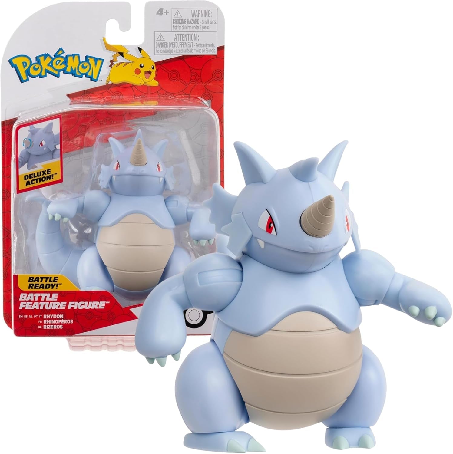 Pokémon PKW3418 - Battle Feature Figure - Action figure ufficiale Rizeros 11,5 cm Action figures Naty Shop Titolo predefinito