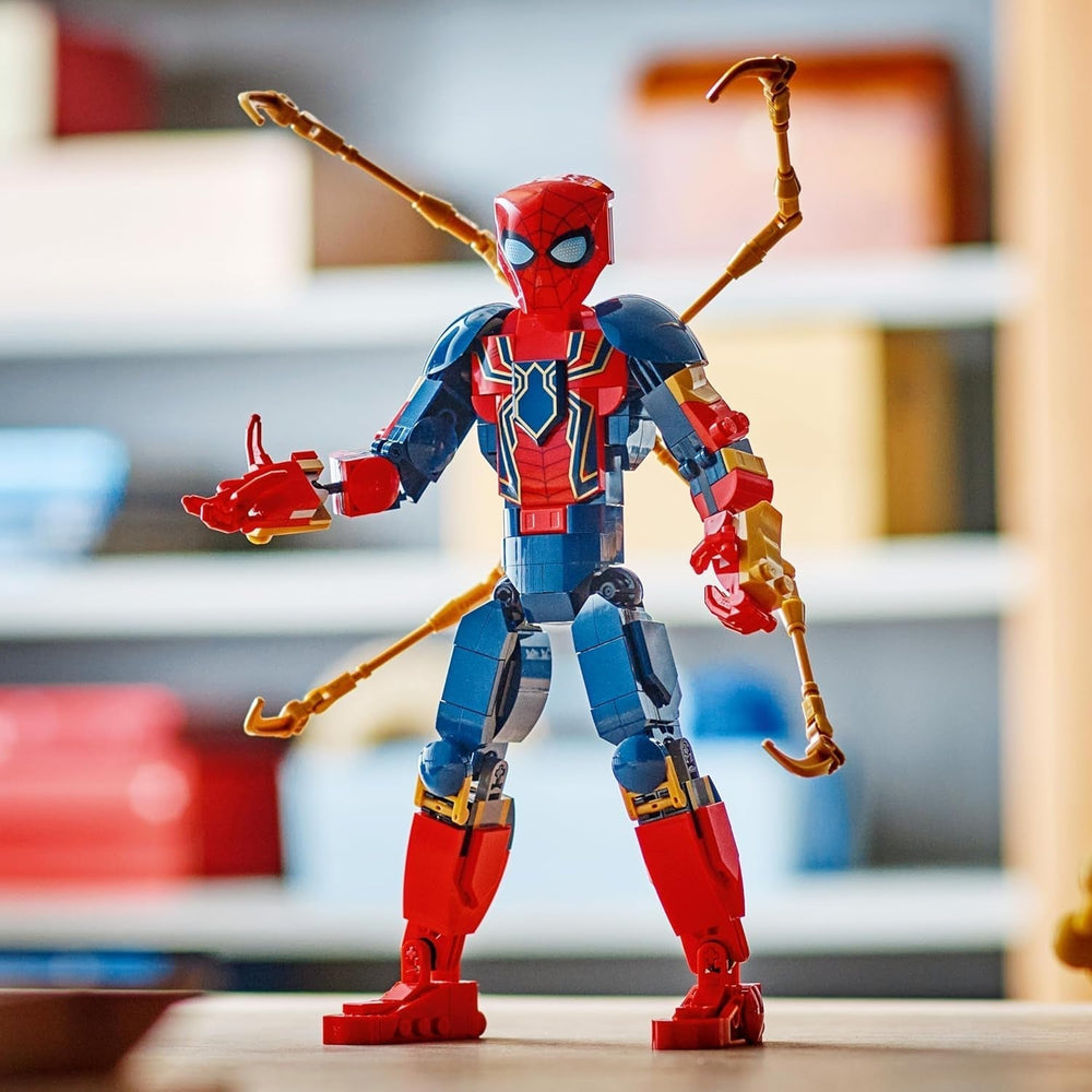 LEGO Marvel Iron Spider-Man Mattoncini da costruzione Supereroe Action Toy per bambini 8+ Set di armature per ragazzi e ragazze Modello costruibile Avengers Idea regalo per i fan dei film Marvel 76298 Set di costruzioni Beuche den LEGO-Store