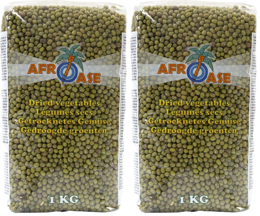 AFROASE - Fagiolini Mung - 1 x 1 kg (Confezione da 2)