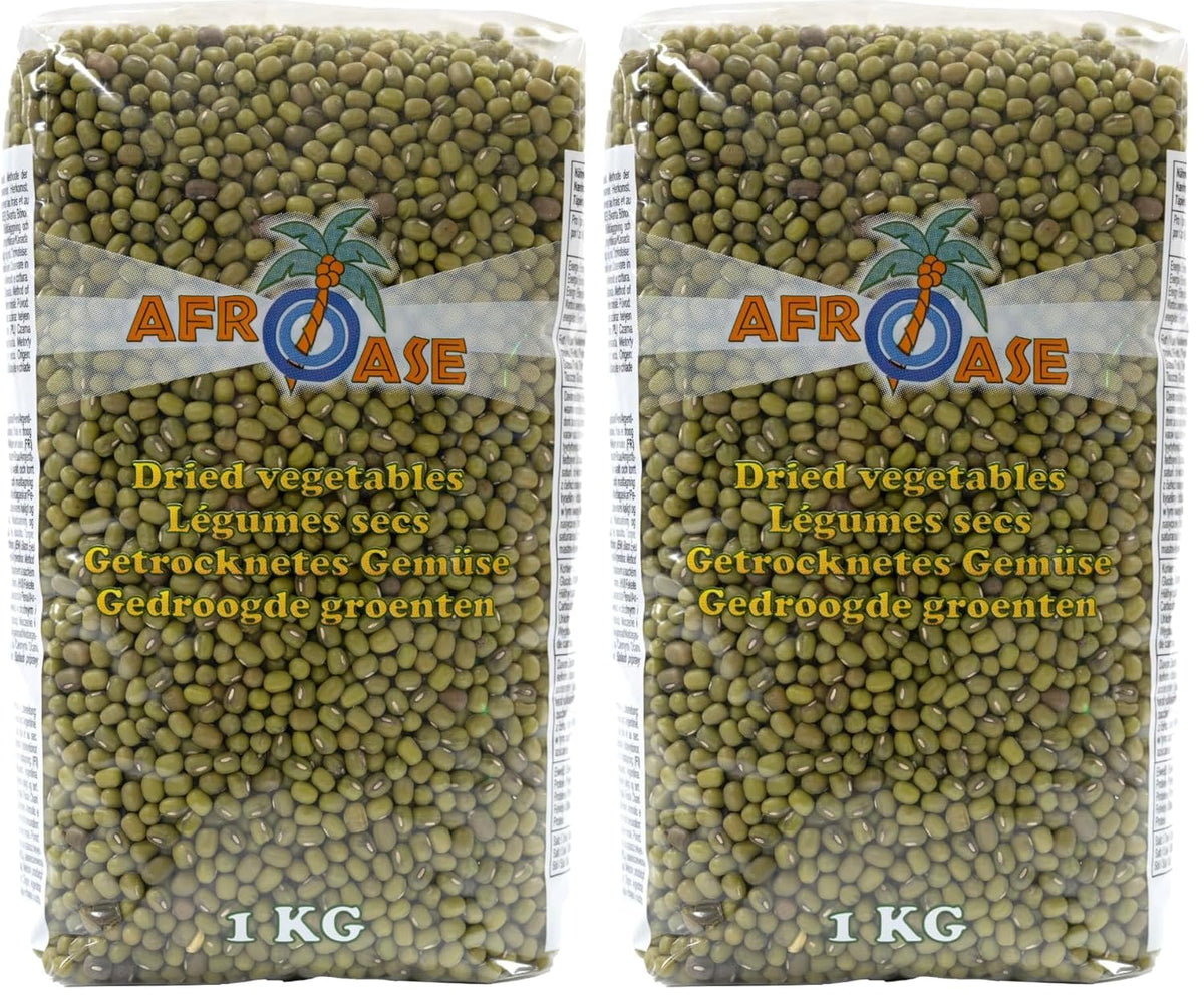 AFROASE - Fagiolini Mung - 1 x 1 kg (Confezione da 2)